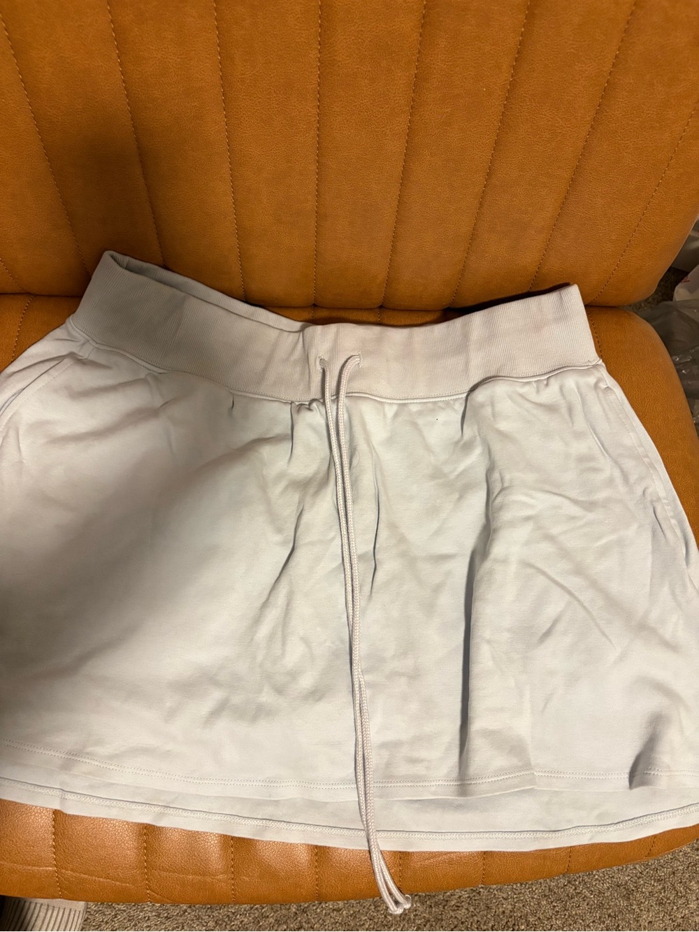 wild fable light blue Drawstring Mini Skirt